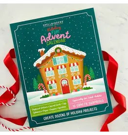 SPELLBINDERS SPELLBINDERS CRAFTER'S HOME EXCLUSIVE HOLIDAY FUN ADVENT CALENDAR ESPECIALLY FOR CARD MAKERS