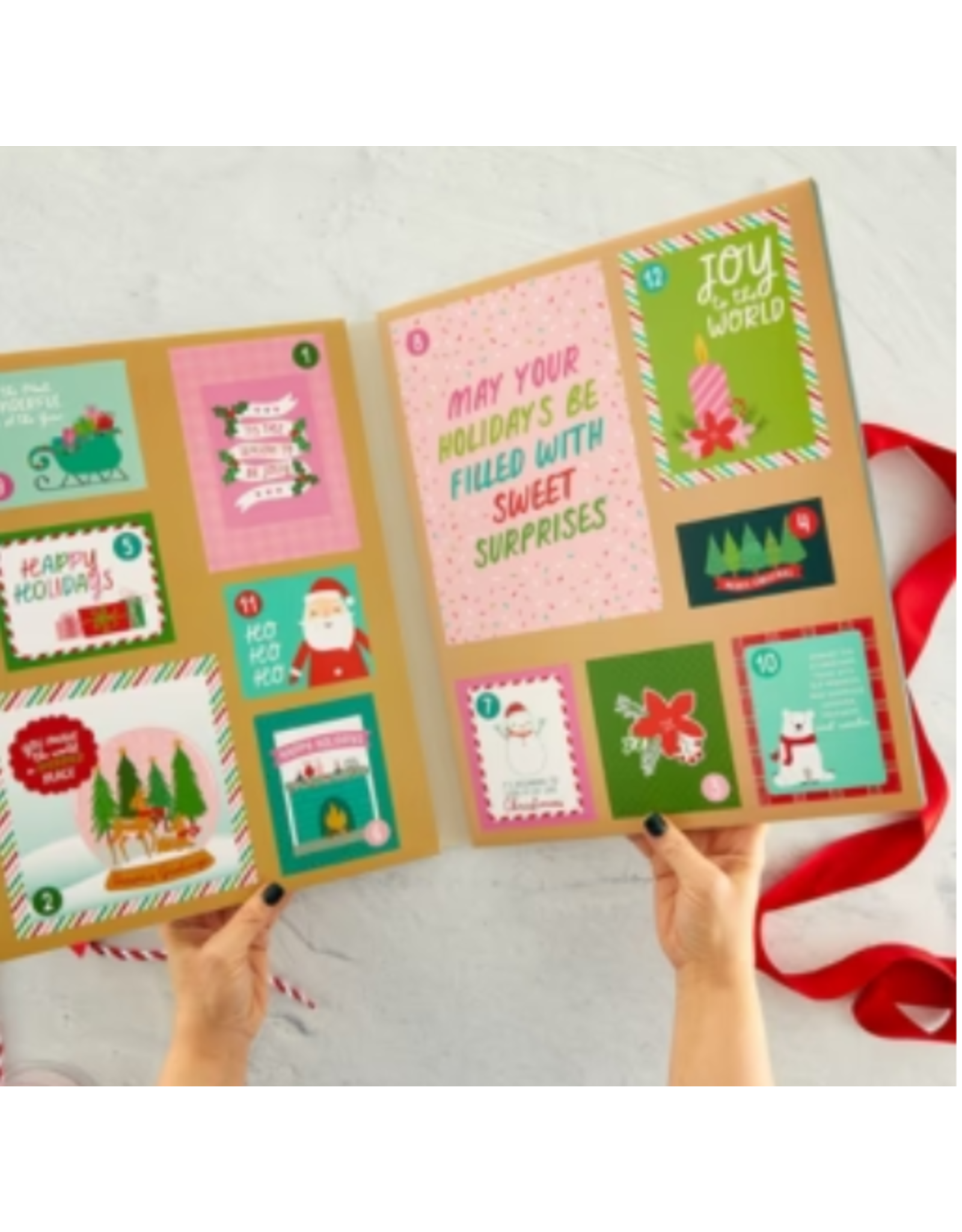 SPELLBINDERS SPELLBINDERS CRAFTER'S HOME EXCLUSIVE HOLIDAY FUN ADVENT CALENDAR ESPECIALLY FOR CARD MAKERS