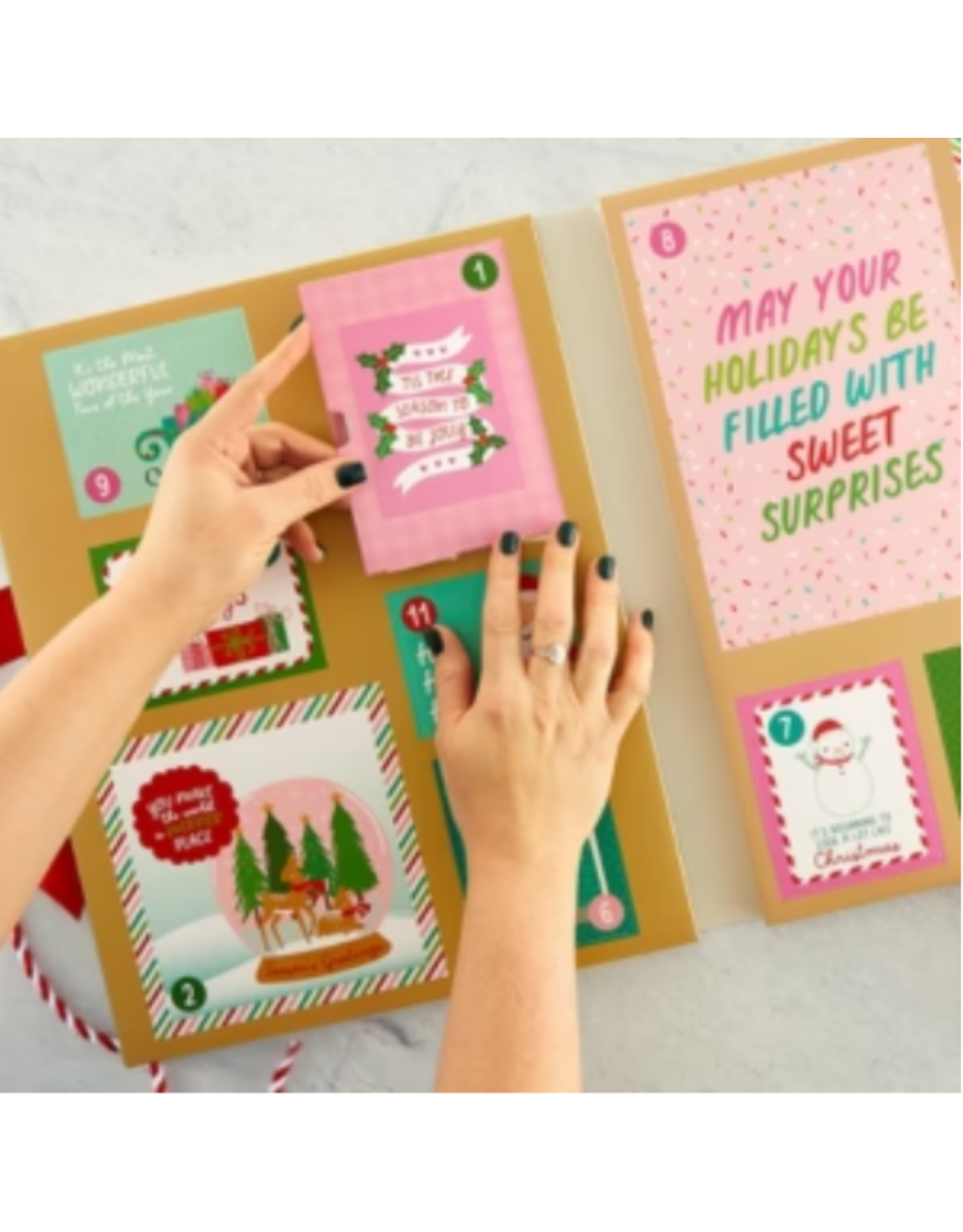 SPELLBINDERS SPELLBINDERS CRAFTER'S HOME EXCLUSIVE HOLIDAY FUN ADVENT CALENDAR ESPECIALLY FOR CARD MAKERS