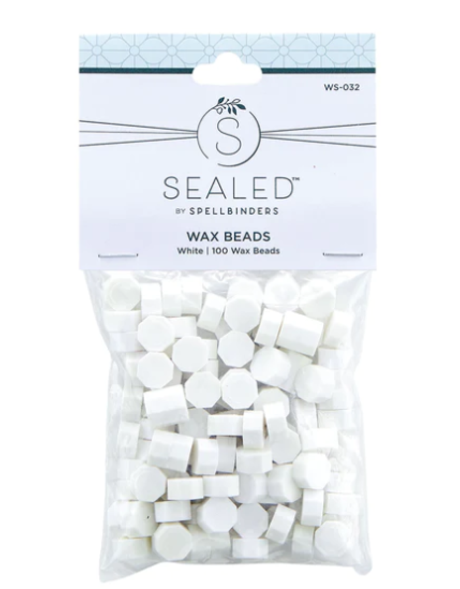 SPELLBINDERS SPELLBINDERS SEALED BY SPELLBINDERS COLLECTION WHITE WAX BEADS 100/PK