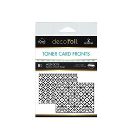 THERMOWEB THERMOWEB DECO FOIL MOD DOTS TONER CARD FRONTS 4.25x5.5 8/PKG