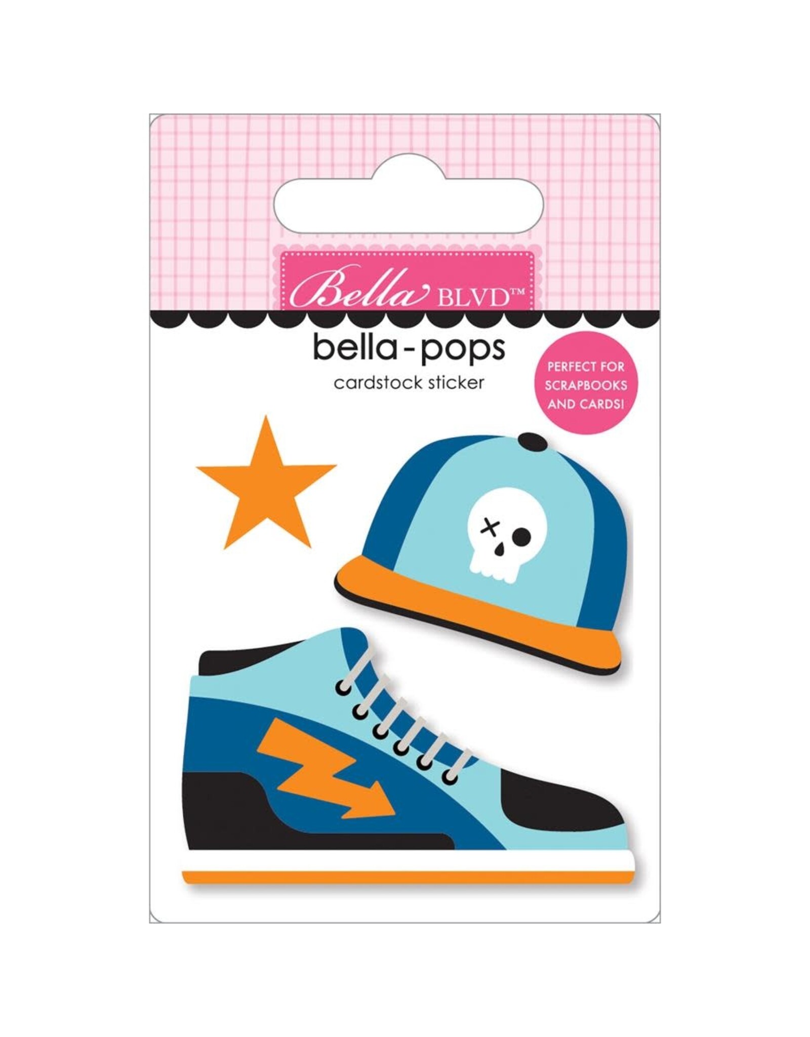 BELLA BLVD BELLA BLVD BELLA-POPS TEEN VIBE CARSON GUY STYLE 3D CARDSTOCK STICKER