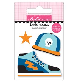 BELLA BLVD BELLA BLVD BELLA-POPS TEEN VIBE CARSON GUY STYLE 3D CARDSTOCK STICKER