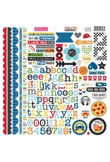 BELLA BLVD BELLA BLVD TEEN VIBE CARSON DOOHICKEY 12x12 CARDSTOCK STICKERS