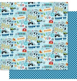 BELLA BLVD BELLA BLVD TEEN VIBE CARSON THE GUYS PATTERENED PAPER 12"x12"