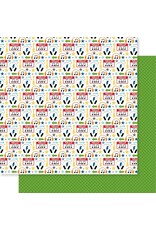 BELLA BLVD BELLA BLVD TEEN VIBE CARSON STREAMING PATTERENED PAPER 12"x12"