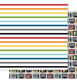BELLA BLVD BELLA BLVD TEEN VIBE CARSON SCREEN TIME PATTERENED PAPER 12"x12"
