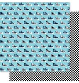 BELLA BLVD BELLA BLVD TEEN VIBE CARSON SKATER PATTERENED PAPER 12"x12"