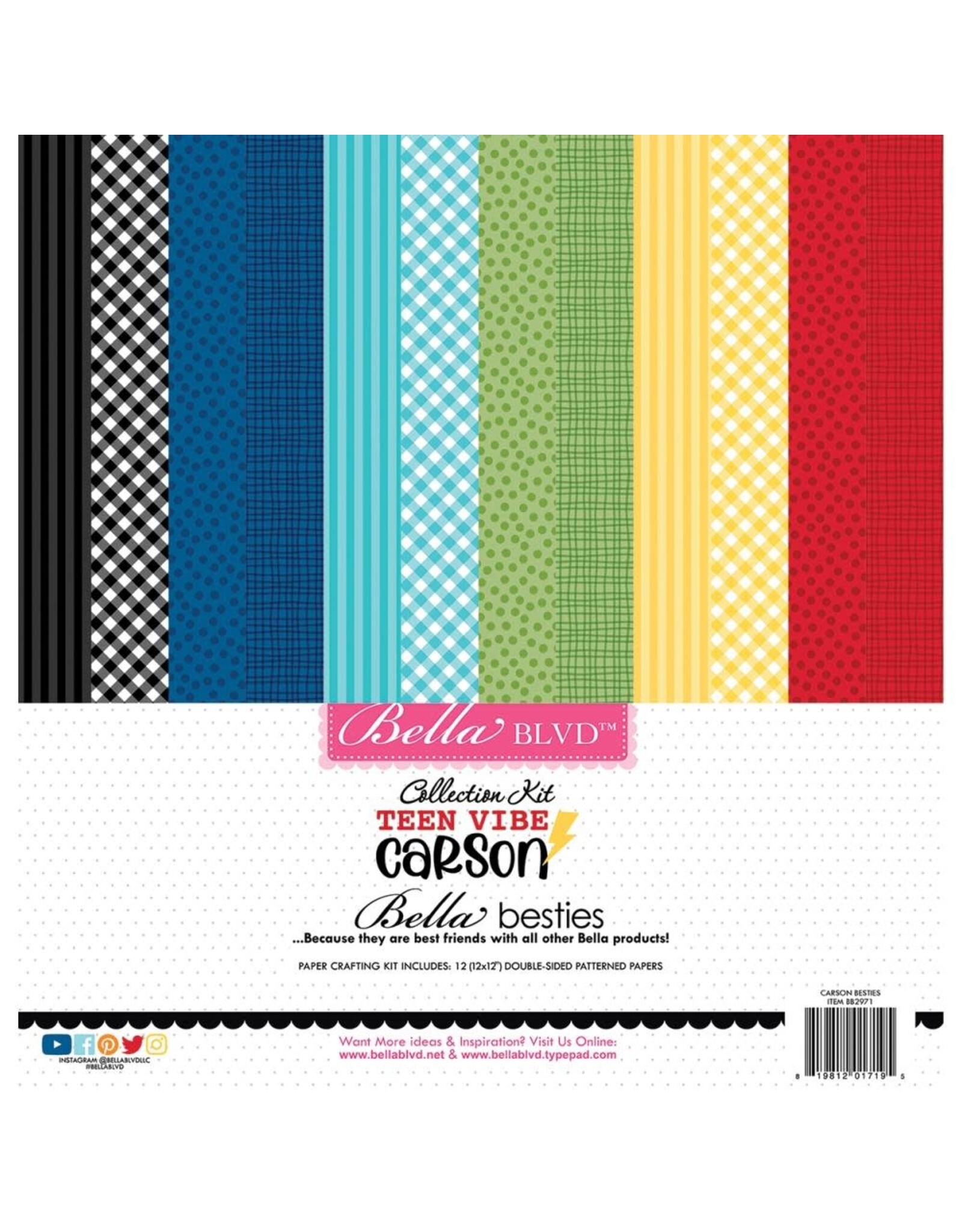 BELLA BLVD BELLA BLVD TEEN VIBE CARSON 12x12 KIT