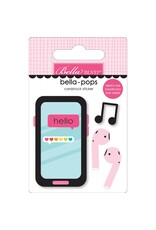 BELLA BLVD BELLA BLVD BELLA-POPS TEEN VIBE CAITLYN WHERE'S MY PHONE? 3D CARDSTOCK STICKER