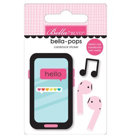 BELLA BLVD BELLA BLVD BELLA-POPS TEEN VIBE CAITLYN WHERE'S MY PHONE? 3D CARDSTOCK STICKER