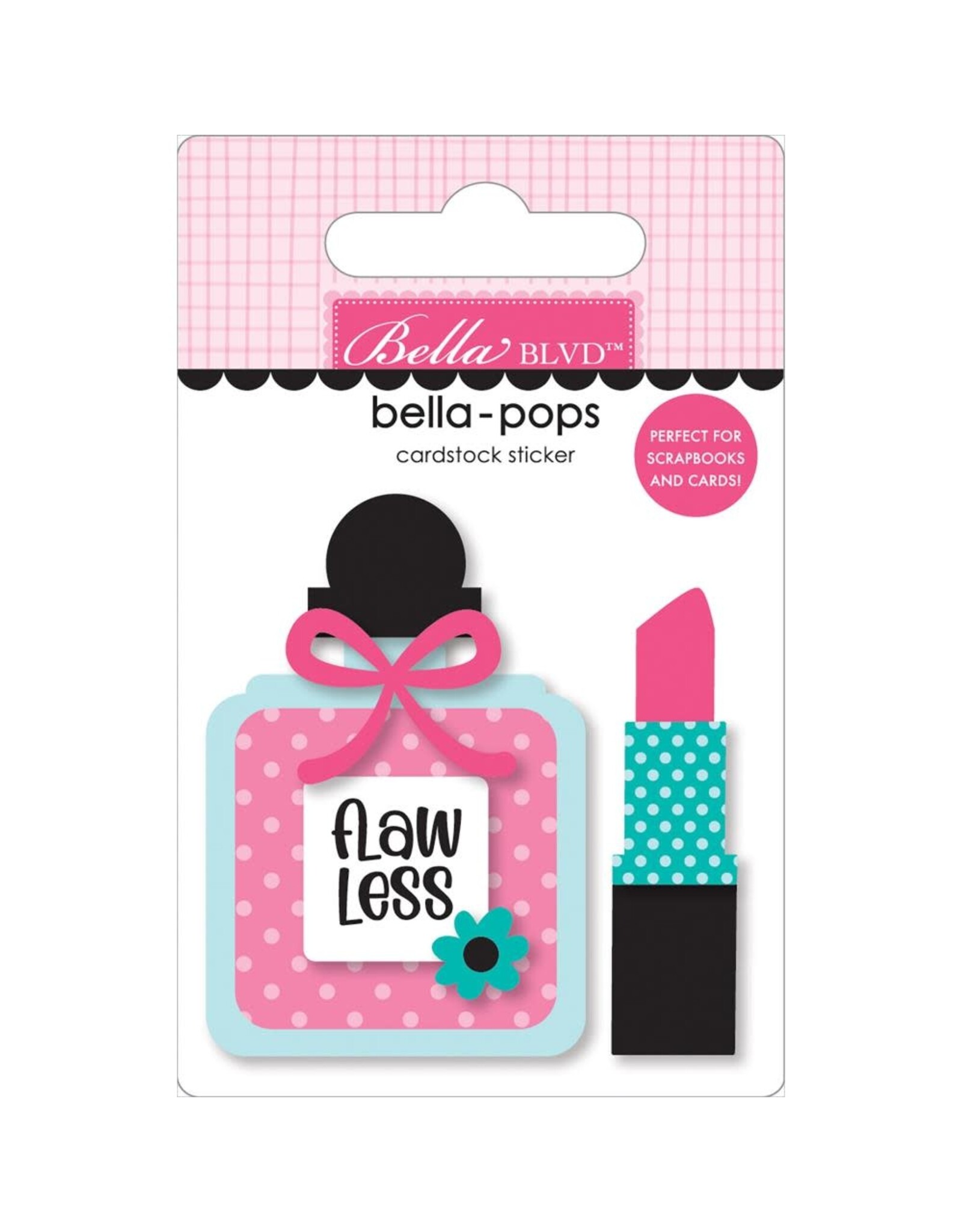 BELLA BLVD BELLA BLVD BELLA-POPS TEEN VIBE CAITLYN HELLO BEAUTIFUL 3D CARDSTOCK STICKER
