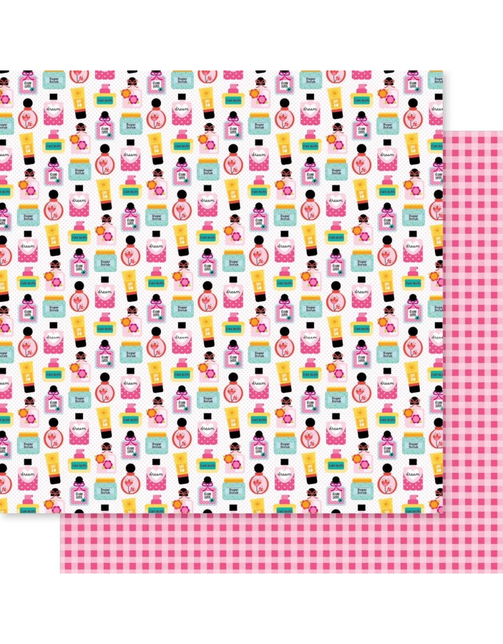 BELLA BLVD BELLA BLVD TEEN VIBE CAITLYN SKINCARE PATTERENED PAPER 12"x12"