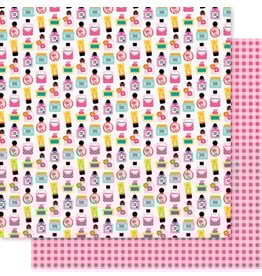 BELLA BLVD BELLA BLVD TEEN VIBE CAITLYN SKINCARE PATTERENED PAPER 12"x12"