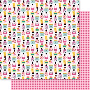 BELLA BLVD TEEN VIBE CAITLYN SKINCARE PATTERENED PAPER 12"x12"