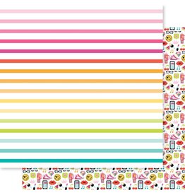 BELLA BLVD BELLA BLVD TEEN VIBE CAITLYN BOY CRAZY PATTERENED PAPER 12"x12"