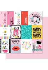 BELLA BLVD BELLA BLVD TEEN VIBE CAITLYN DAILY DETAILS PATTERENED PAPER 12"x12"