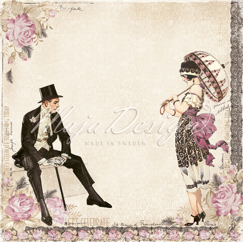 MAJA DESIGN CELEBRATION WOULD YOU CARE TO DANCE PAPER 12X12