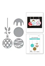 SPELLBINDERS SPELLBINDERS LISA HORTON ESSENTIAL HOLIDAY COLLECTION FESTIVE ORNAMENT ETCHED DIE SET