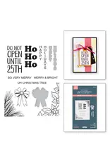 SPELLBINDERS SPELLBINDERS BETTERPRESS LISA HORTON ESSENTIAL HOLIDAY COLLECTION ESSENTIAL TAG ACCESSORIES PRESS PLATES & DIE SET