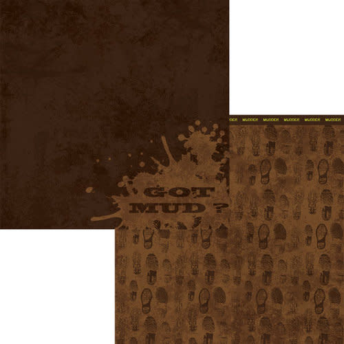 MOXXIE MOXXIE FUN RUN GOT MUD 12x12 CARDSTOCK