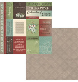 MOXXIE MOXXIE IN MEMORY CUTOUTS 12x12 CARDSTOCK