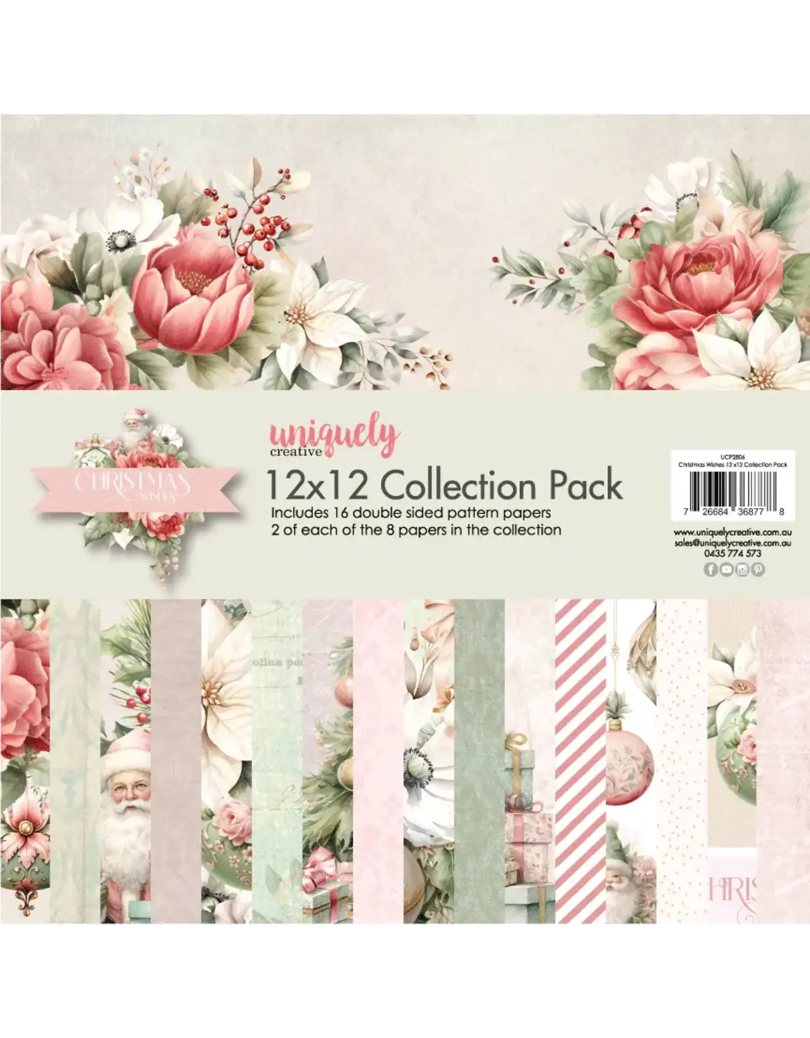 UNIQUELY CREATIVE UNIQUELY CREATIVE CHRISTMAS WISHES 12x12 COLLECTION PACK