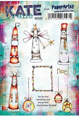 PAPER ARTSY PAPER ARTSY KATE CRANE KC007 CLING STAMP SET