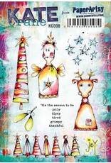 PAPER ARTSY PAPER ARTSY KATE CRANE KC008 CLING STAMP SET