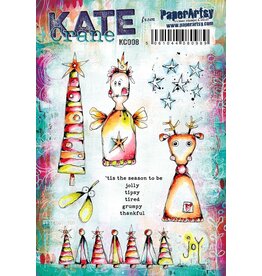 PAPER ARTSY PAPER ARTSY KATE CRANE KC008 CLING STAMP SET