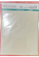 SPELLBINDERS SPELLBINDERS CARISSA WILEY LAYERED SHINE BRIGHT STENCIL SET