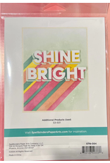 SPELLBINDERS SPELLBINDERS CARISSA WILEY LAYERED SHINE BRIGHT DIE & STENCIL SET