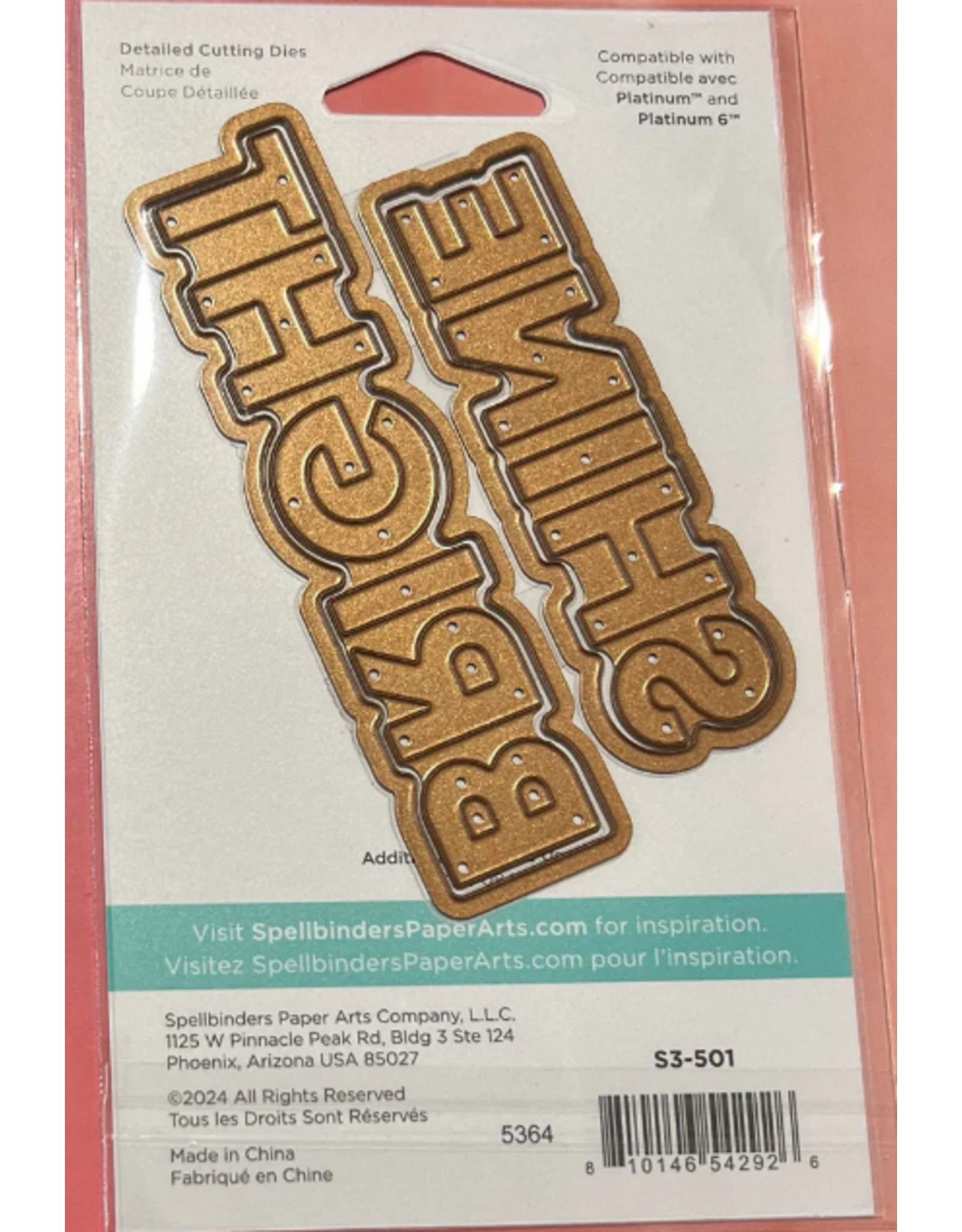 SPELLBINDERS SPELLBINDERS CARISSA WILEY LAYERED SHINE BRIGHT STENCIL SET