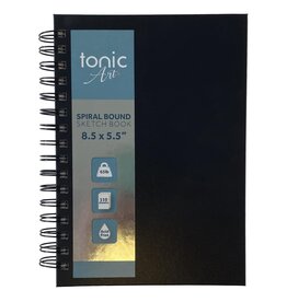 TONIC TONIC STUDIOS 5.5x8.5 SPIRAL BOUND HARDCOVER SKETCHBOOK 110 SHEETS