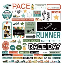 PHOTOPLAY PAPER PHOTOPLAY RUNNER'S HIGH 12x12 ELEMENT STICKERS