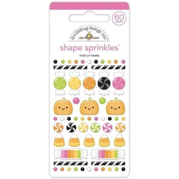 DOODLEBUG DESIGN DOODLEBUG DESIGN HEY PUMPKIN TRICK OR TREATS SHAPE SPRINKLES