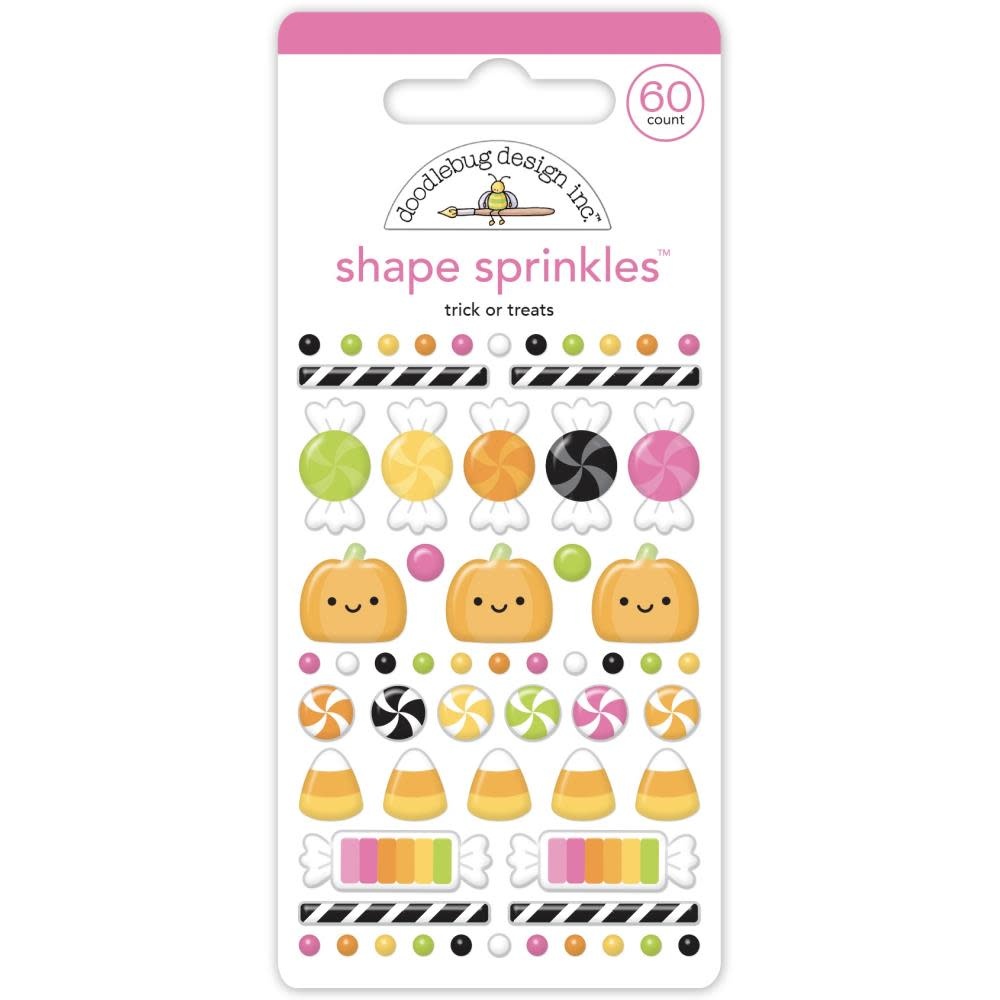 DOODLEBUG DESIGN DOODLEBUG DESIGN HEY PUMPKIN TRICK OR TREATS SHAPE SPRINKLES