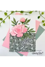 HONEY BEE HONEY BEE STAMPS LOVELY LAYERS: PEONY DIE SET