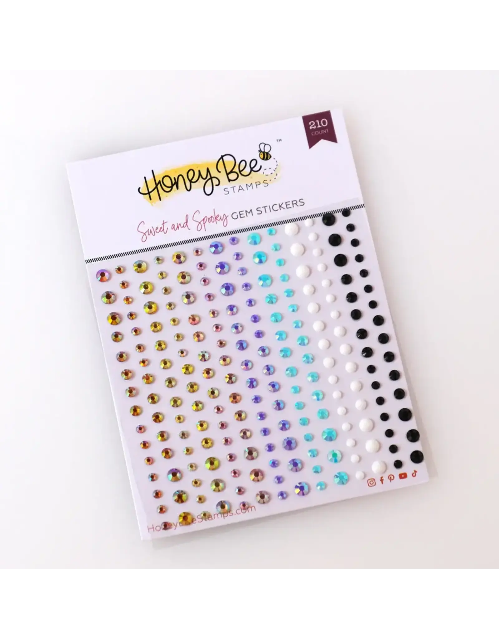 HONEY BEE HONEY BEE STAMPS SWEET AND SPOOKY GEM STICKERS