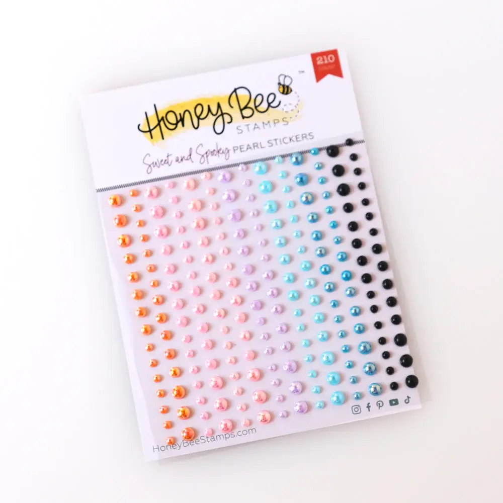 HONEY BEE STAMPS HONEY BEE STAMPS SWEET AND SPOOKY PEARL STICKERS