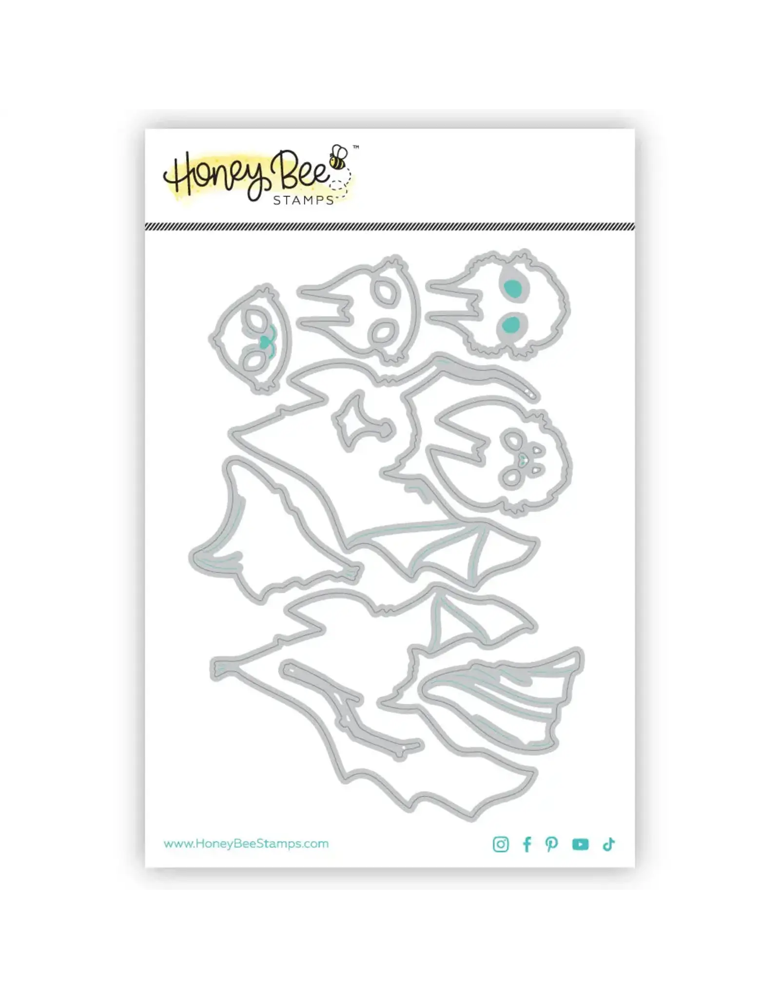 HONEY BEE HONEY BEE STAMPS LOVELY LAYERS: BAT DIE SET