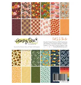 HONEY BEE HONEY BEE STAMPS FALL IS IN THE AIR PAPER PAD 6X8.5 24 SHEETS