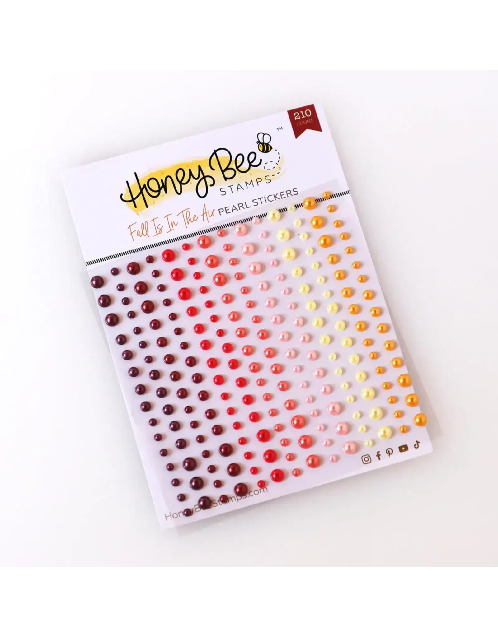 HONEY BEE HONEY BEE STAMPS FALL IS IN THE AIR PEARL STICKERS