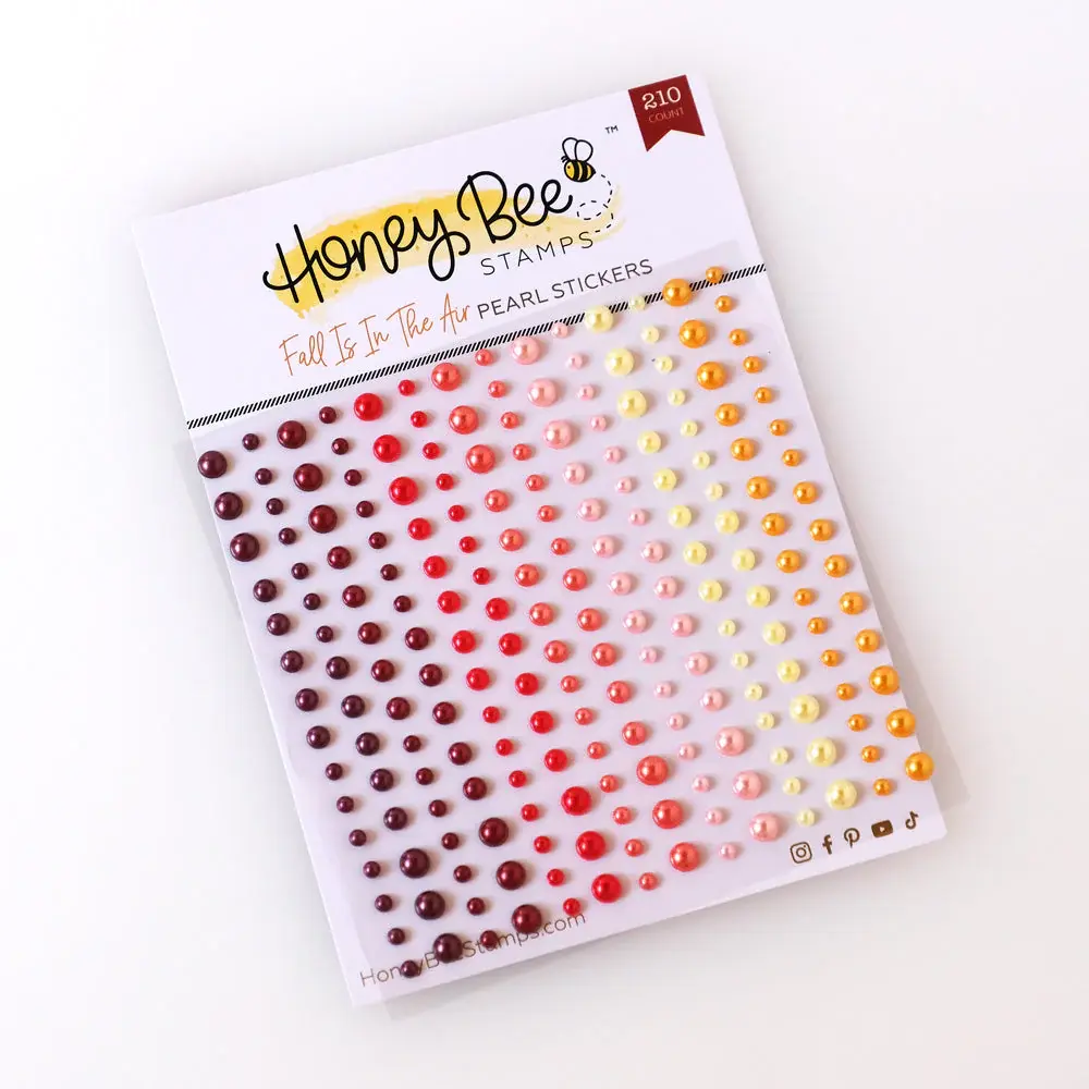 HONEY BEE STAMPS HONEY BEE STAMPS FALL IS IN THE AIR PEARL STICKERS
