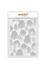 HONEY BEE HONEY BEE STAMPS FALL FOREST 3D EMBOSSING FOLDER