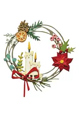 SIZZIX SIZZIX TIM HOLTZ THINLITS VAULT FESTIVE WREATH DIE SET