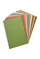 SIZZIX SIZZIX SURFACEZ ASSORTED COLORS SPICED COLLECTION REVEALZ SANDABLE A6 CARDSTOCK 40 SHEETS