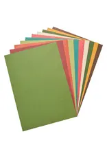 SIZZIX SIZZIX SURFACEZ ASSORTED COLORS SPICED COLLECTION REVEALZ SANDABLE A4 CARDSTOCK 40 SHEETS