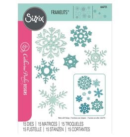 SIZZIX SIZZIX CATHERINE POOLER DESIGNS WHITE CHRISTMAS #2 FRAMELITS DIE SET