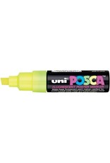 POSCA UNI POSCA FLUORESCENT YELLOW BROAD TIP PAINT MARKER